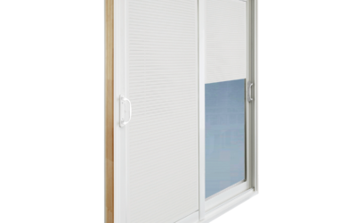 Patio Door with Built-In Blinds